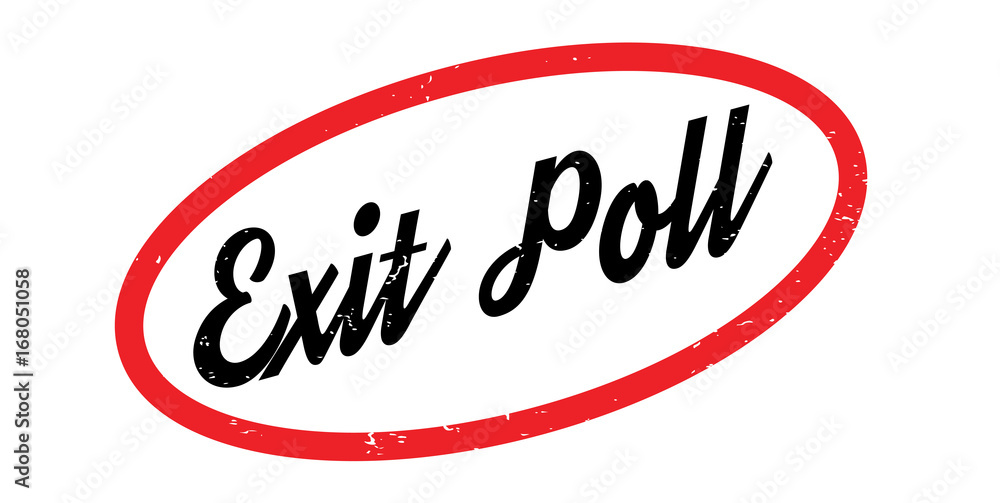 Exit Poll rubber stamp. Grunge design with dust scratches. Effects can be easily removed for a clean, crisp look. Color is easily changed. Exit Poll rubber stamp. Grunge design with dust scratches. Effects can be easily removed for a clean, crisp look. Color is easily changed.