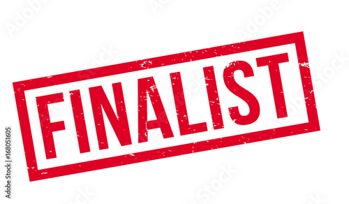 Finalist rubber stamp. Grunge design with dust scratches. Effects can be easily removed for a clean, crisp look. Color is easily changed.