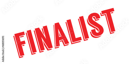 Finalist rubber stamp. Grunge design with dust scratches. Effects can be easily removed for a clean, crisp look. Color is easily changed.