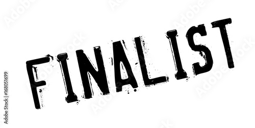 Finalist rubber stamp. Grunge design with dust scratches. Effects can be easily removed for a clean, crisp look. Color is easily changed.