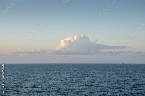 beautiful cloud over the ocean