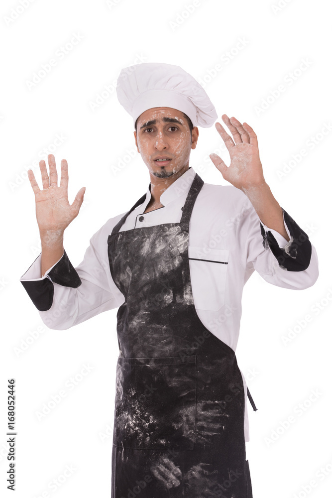 Scared chef Scared chef