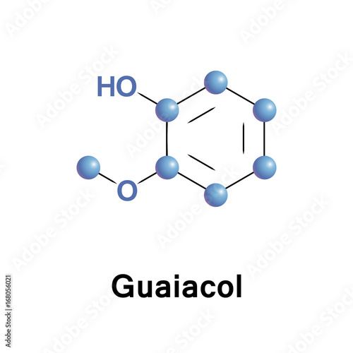 Guaiacol is a precursor to various flavorants, such as eugenol and vanillin photo