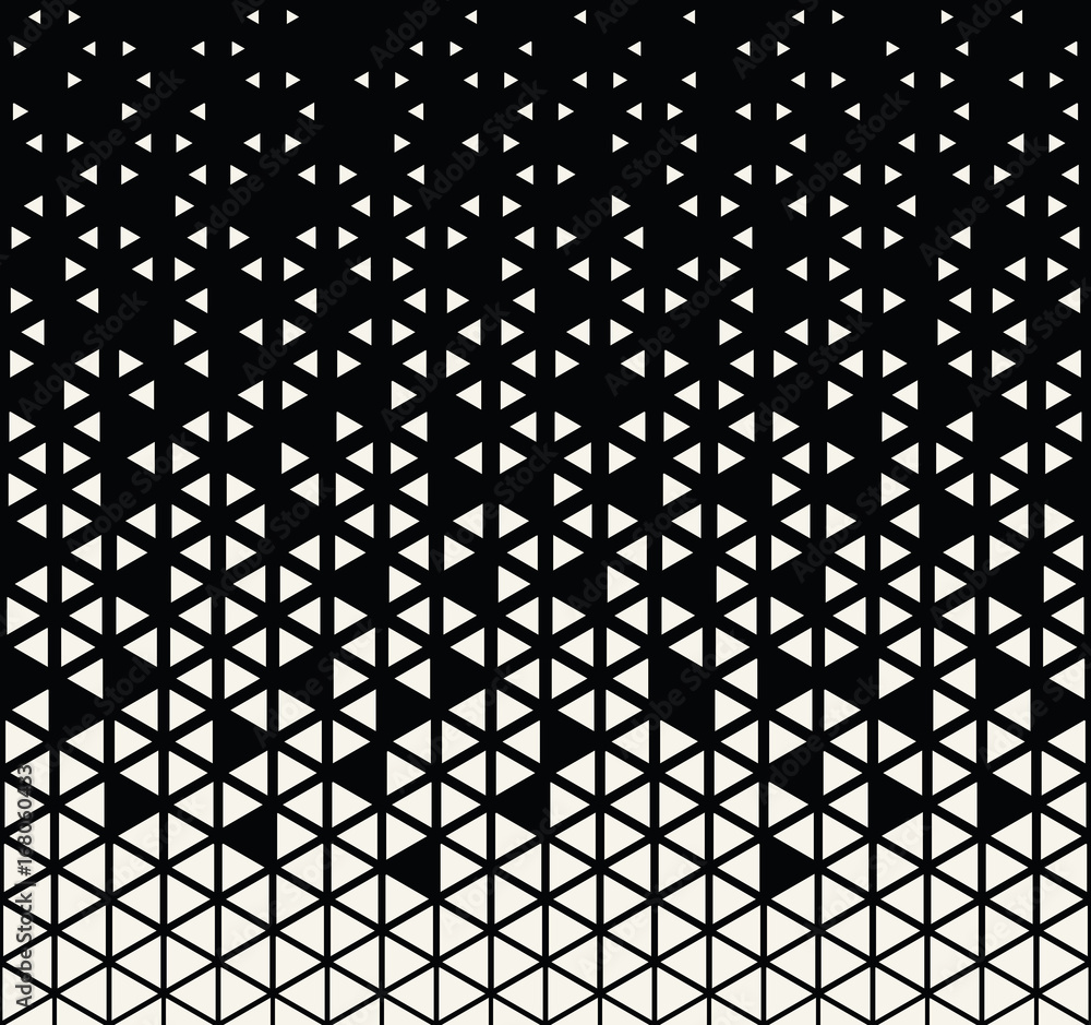 Naklejka premium Abstract geometric hipster fashion design print triangle pattern