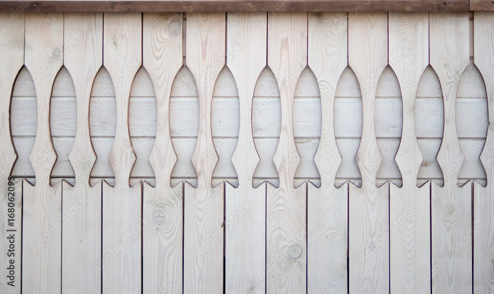 Fototapeta premium wooden fish