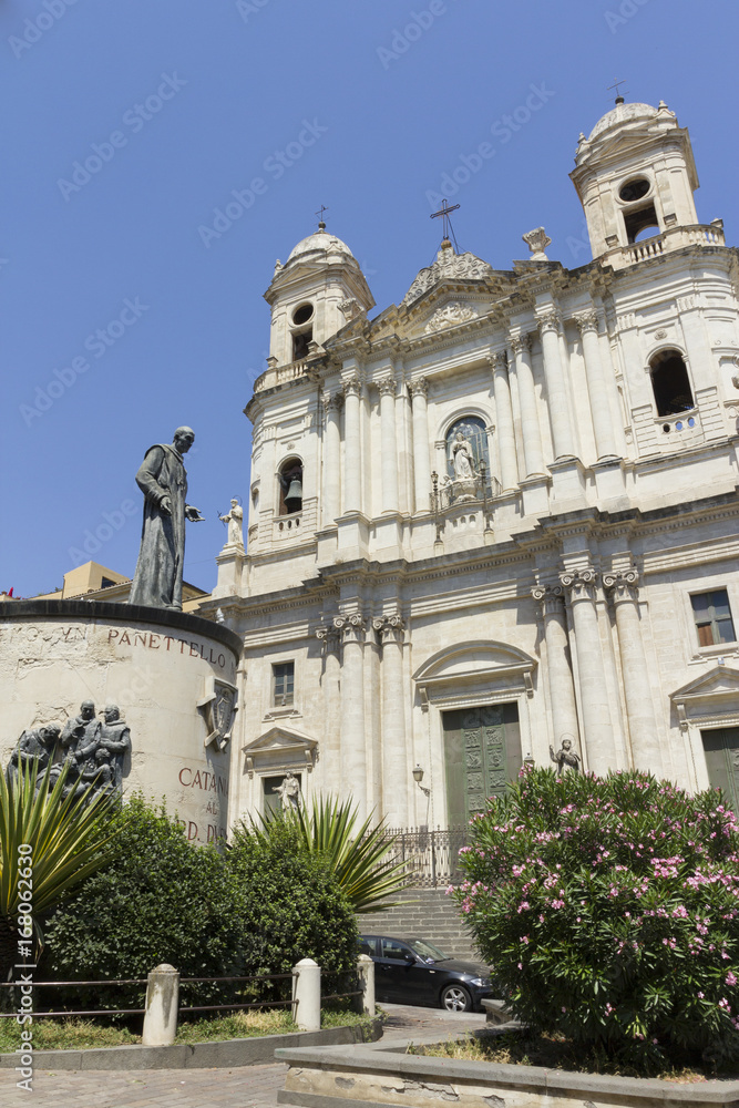 Church of St. Francis of Assisi Immaculate in Catania, Italy