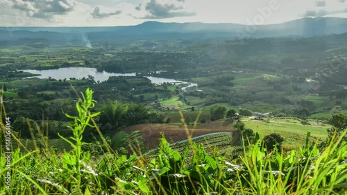 View point attraction of Khaoko and Phu Tub Berg, Phetchabun, Thailand.  photo