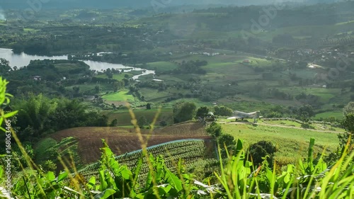 View point attraction of Khaoko and Phu Tub Berg, Phetchabun, Thailand.  photo