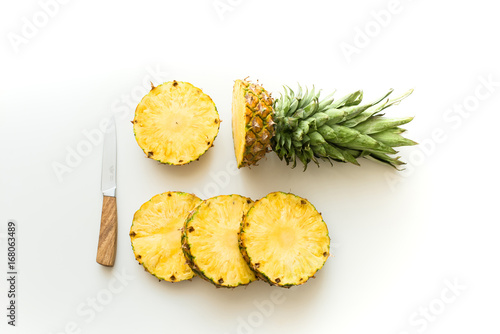 slices of fresh pineapple