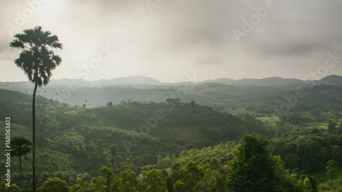 View point attraction of Khaoko and Phu Tub Berg, Phetchabun, Thailand.  photo