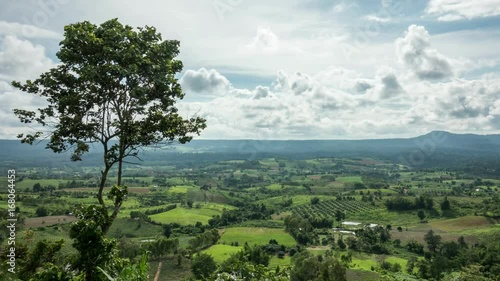 View point attraction of Khaoko and Phu Tub Berg, Phetchabun, Thailand.  photo