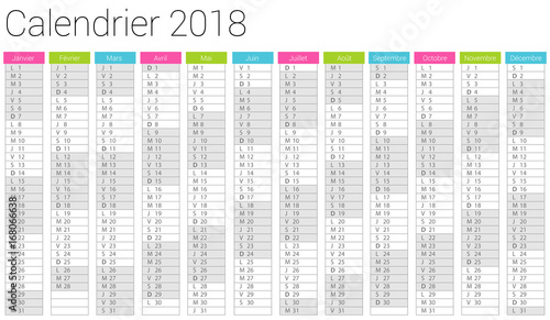Calendrier 2018