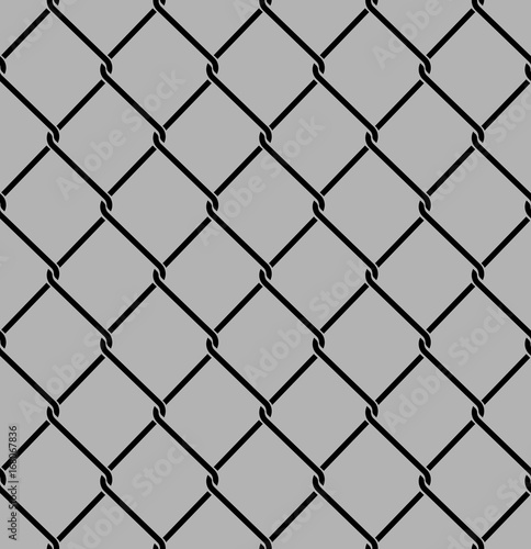 Rabitz seamless pattern. Mesh netting ornament. Mesh fence background