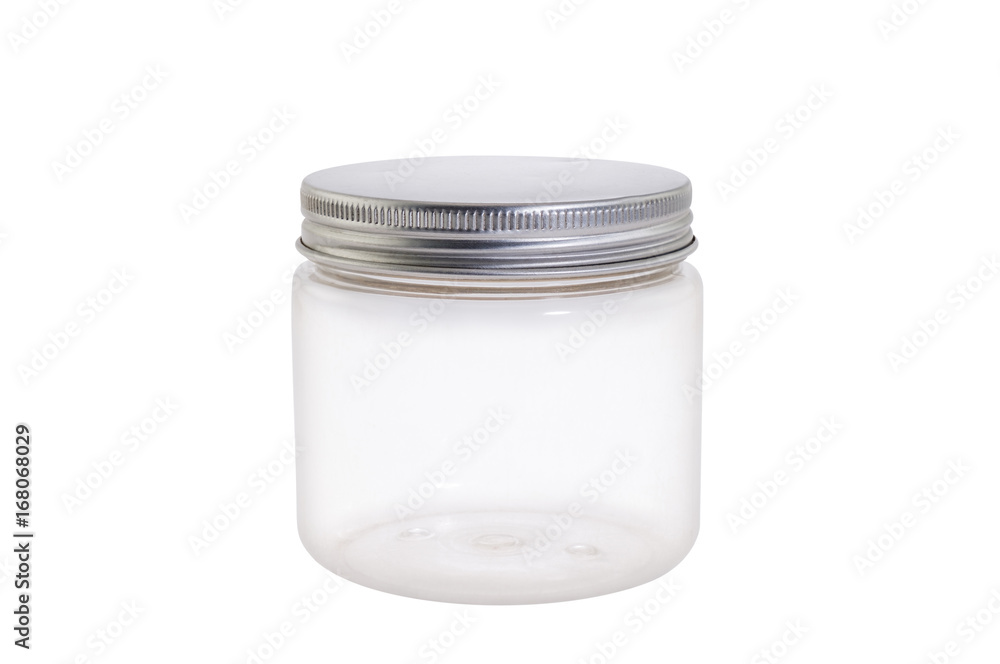 Plastic food container / Plastic container on white background. Plastic food container / Plastic container on white background.
