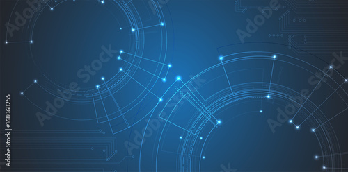 Cyber security and information or network protection. Future technology web services for business and internet project