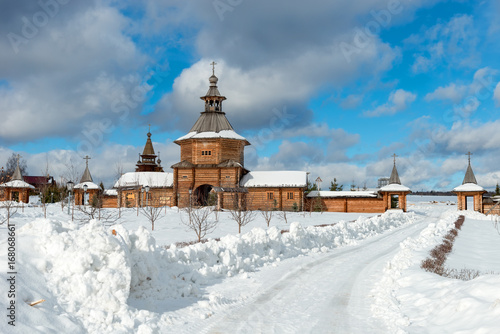 Holy spring gremyachiy Klyuch. A pilgrimage center. Svyatogorye. Moscow region, Sergiev Posad district, village Vzglyadnevo