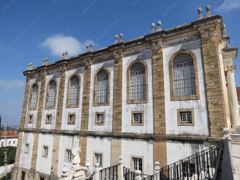Portugal - Coimbra - Université - Extérieur Bibliothèque Joanina