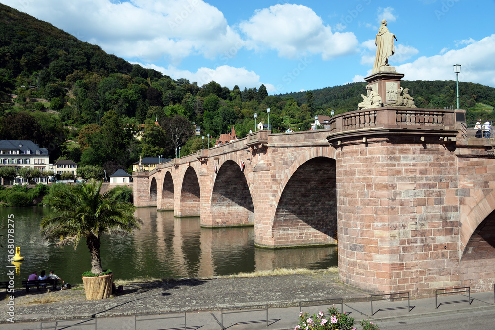 Die alte Brücke von Heidelberg