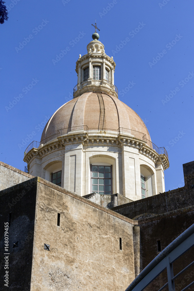 Baroque church in Catania, Italy