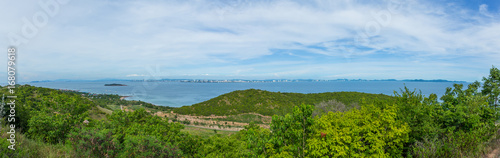 Panorama Sea View Koh Larn island, koh larn island, tropical beach, pattaya city Thailand, Chonburi Thailand,