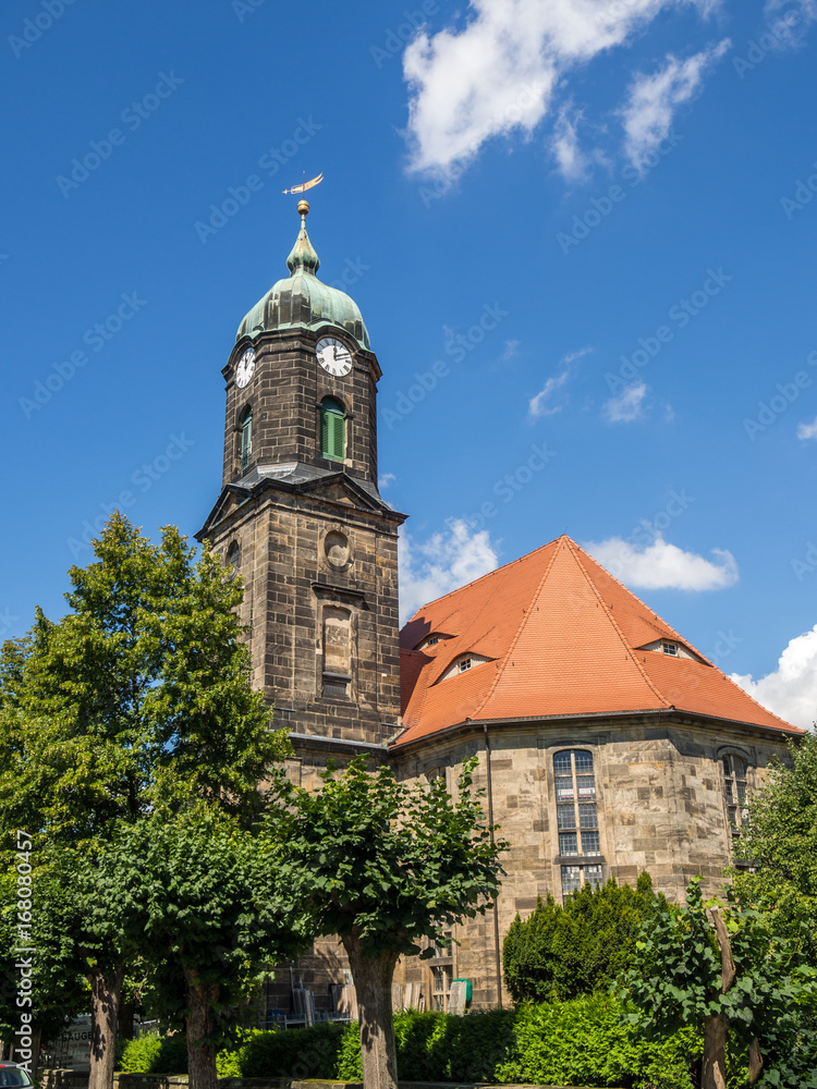 Stadtkirche von Lohmen in Sachsen Stadtkirche von Lohmen in Sachsen