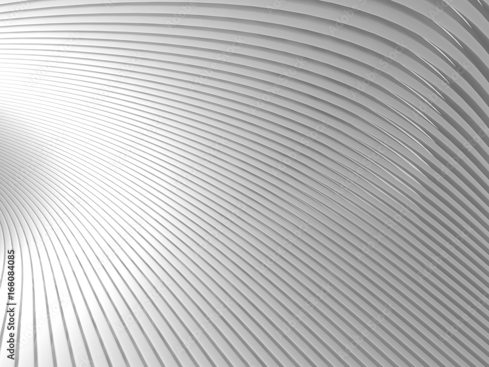 Naklejka premium White abstract architecture stripe pattern background