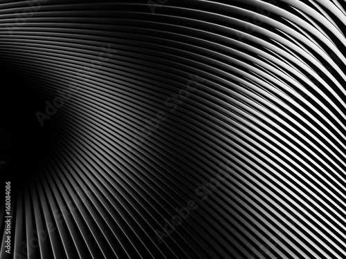 Dark metallic stripe pattern industrial background