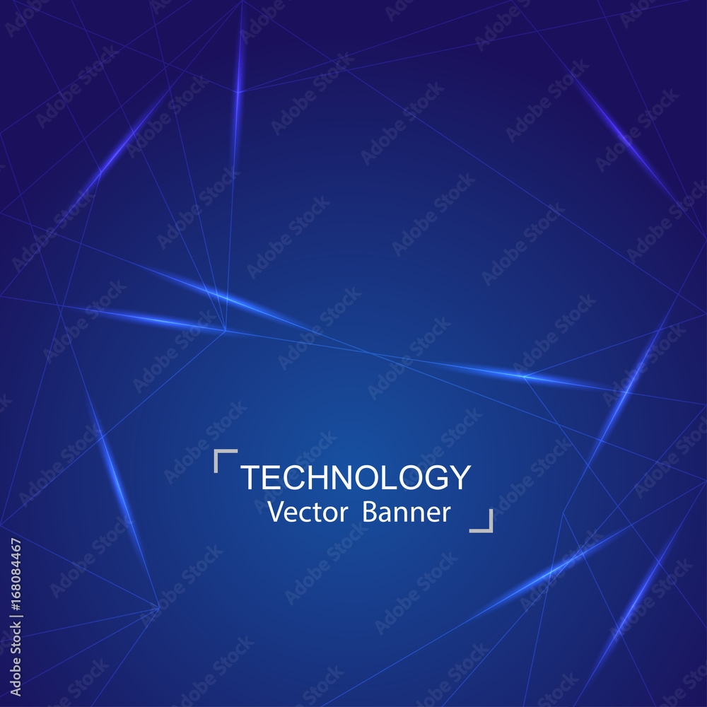 Abstract Blue technology communication Background.vector illustration