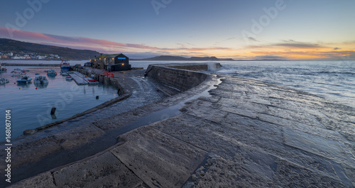The Cobb at Lyme Regis in Dorset.