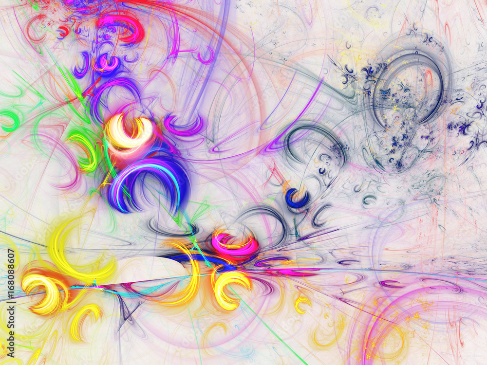 Abstract fractal background 3D rendering Abstract fractal background 3D rendering