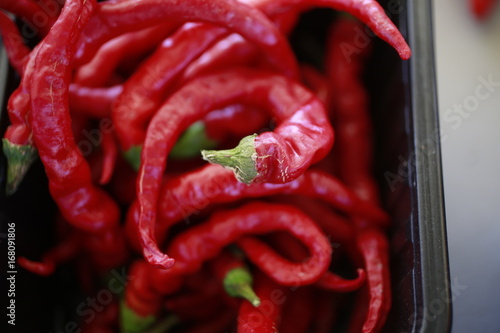 Chili peppers for sale at the Farmers Market