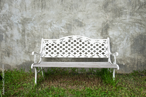 Long white chair