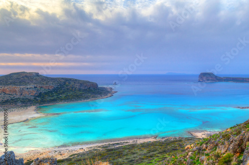 Beautiful Balos beach on Crete, Greece