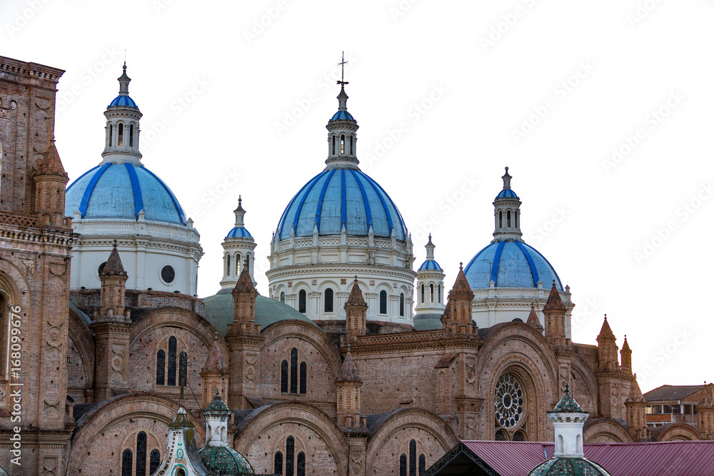 Church domes in Cuenca
