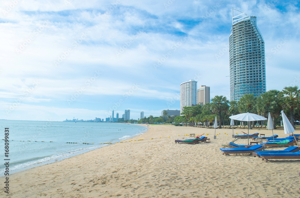 Pattaya beach at Pattaya, Thailand