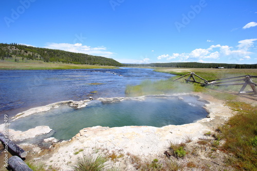 river and geyser
