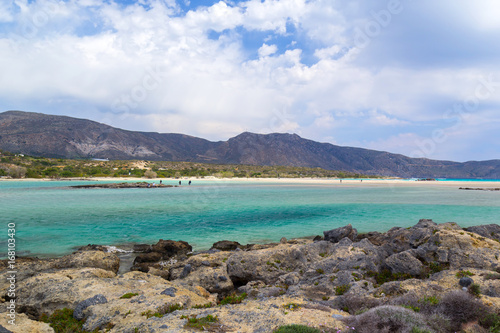 Elafonissi beach on Crete  Greece