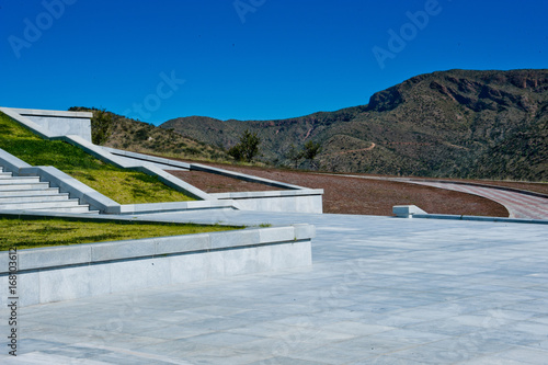 Heroes' Acre Memorial Architecture Outside Windhoek, Namibia photo