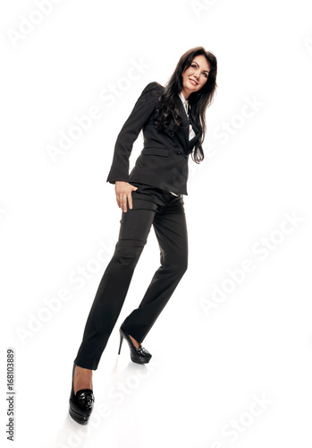 Successsful businesswoman posing