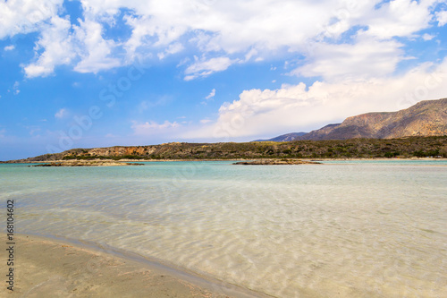 Elafonissi beach on Crete  Greece