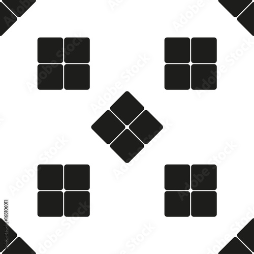 Abstract square figure as seamless pattern
