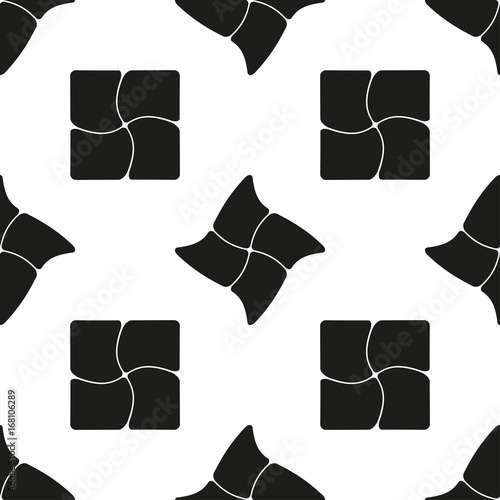 Abstract square figure as seamless pattern