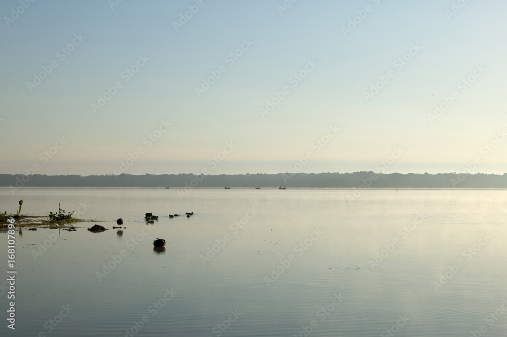 Tranquil scene of Panasoffkee Lake, USA Tranquil scene of Panasoffkee Lake, USA