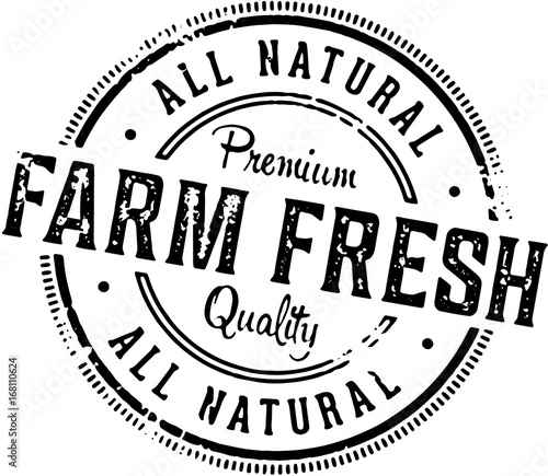 Vintage Farm Fresh Stamp icon