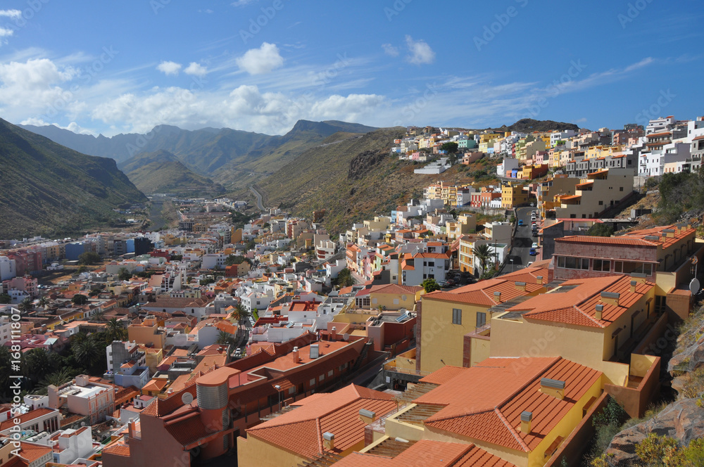 Blick über San Sebastian de la Gomera