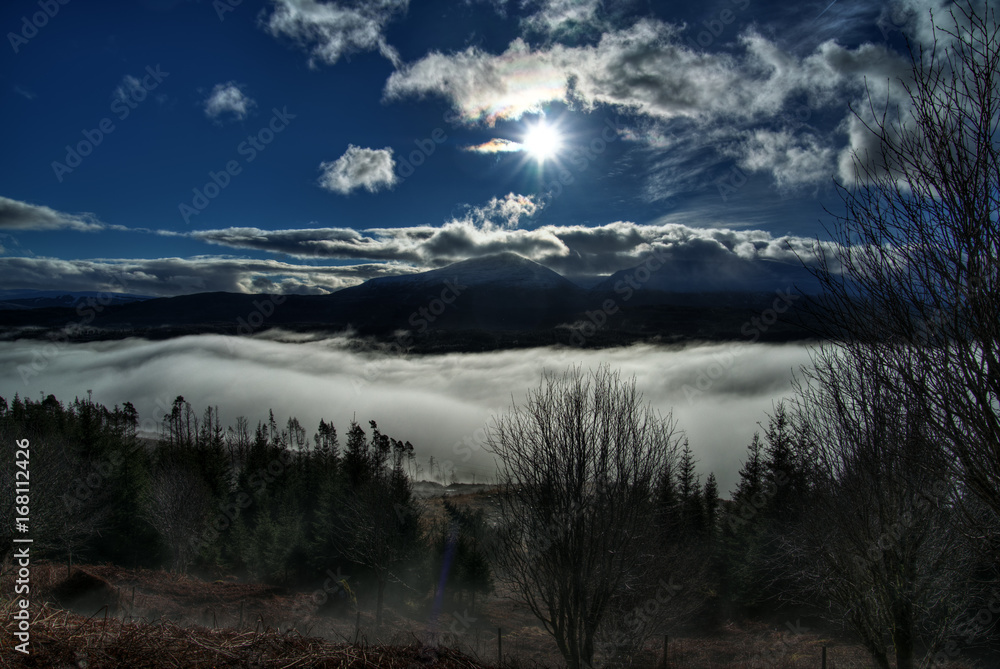 Mist over Loch Garry
