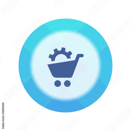  Paper Flat Cirlce Button
