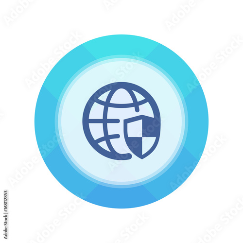  Paper Flat Cirlce Button
