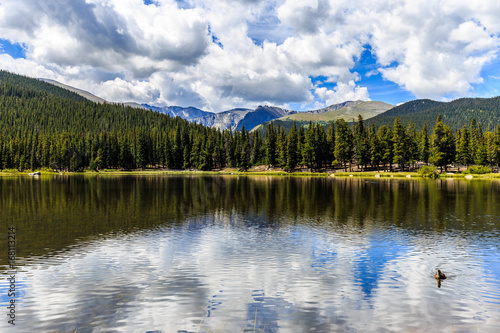 Echo Lake at Mt. Evans in Colorado,