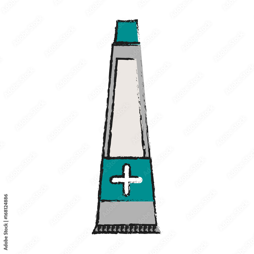 ointment healthcare related icon image vector illustration design